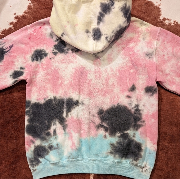 Artist Union Tie Dye Hooded Pullover Sweatshirt - Picture 14 of 14